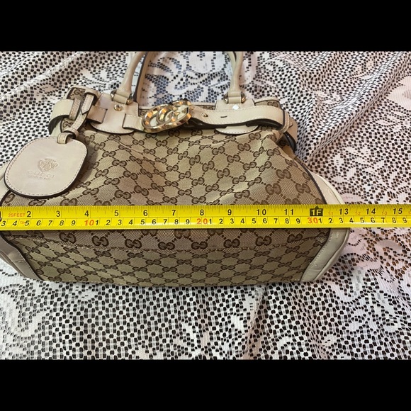Authentic Vintage Gucci Gg Running Medium Tote Bag - Picture 15 of 16